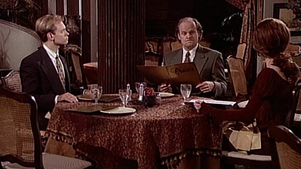 David Hyde Pierce & Kelsey Grammer in Frasier