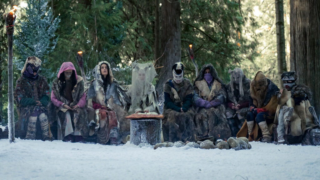 The survivors in Yellowjackets S3
