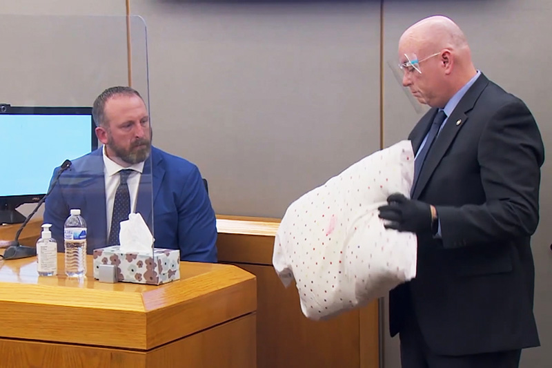 Episodic still from the true crime documentary Pillowcase Murders