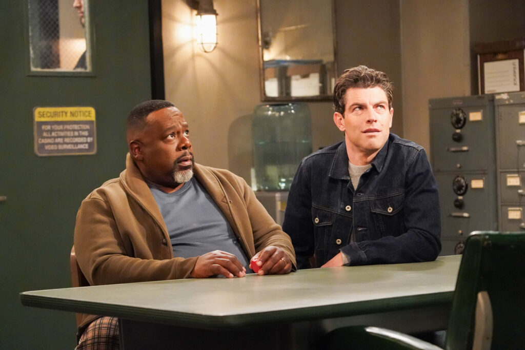Cedric the Entertainer & Max Greenfield in The Neighborhood