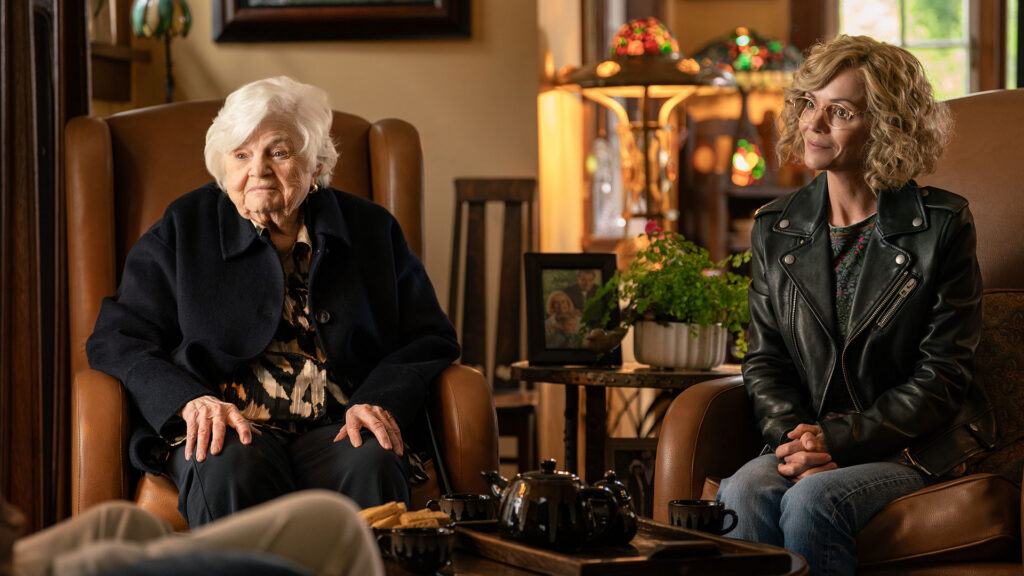 June Squibb and Christina Ricci on Yellowjackets Season 4