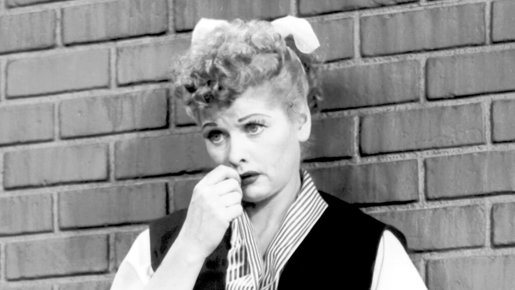 Lucille Ball as Lucy Ricardo in I Love Lucy on CBS and Paramount+