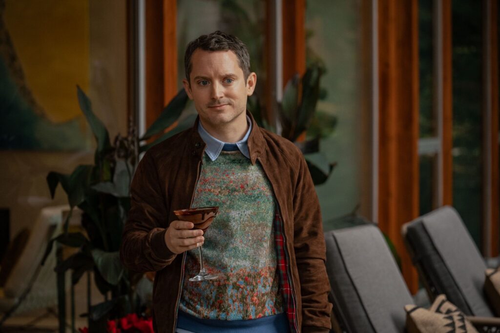 Elijah Wood as Walter Tattersall in Yellowjackets on Paramount+