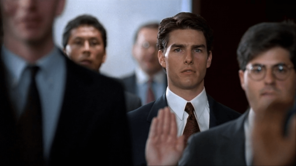 Tom Cruise as Mitch McDeere in The Firm