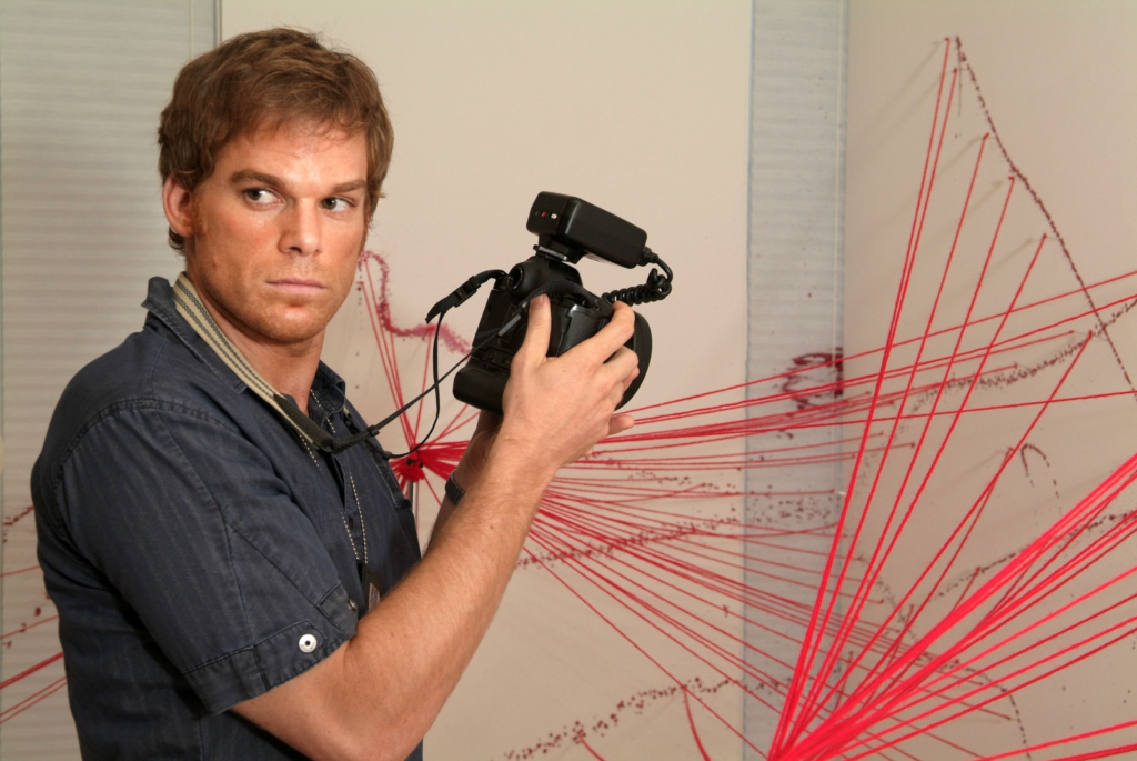 Michael C Hall as Dexter in Dexter