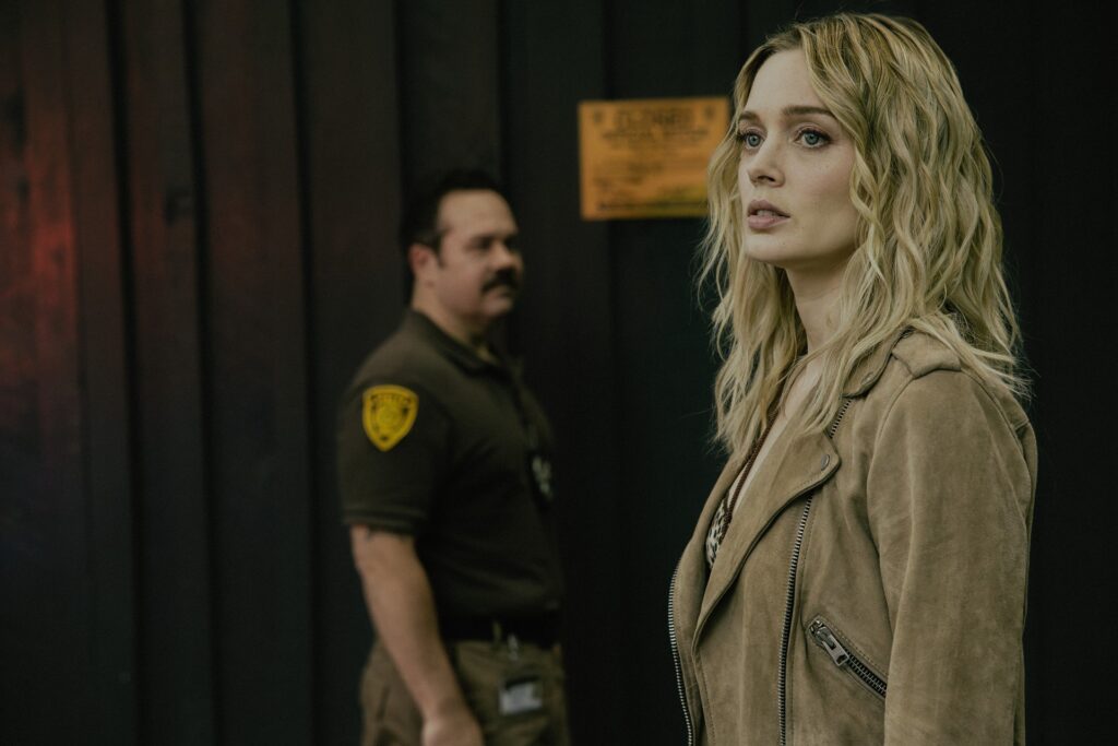 Bella Heathcote as Cleo Montague in Tulsa King